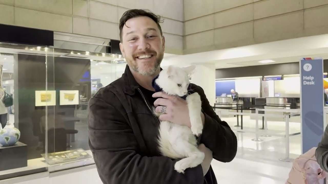 Happy family with their puppy